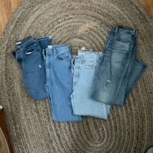 Levi's, Lucky Brand and Aritzia High-Rise Jeans Bundle